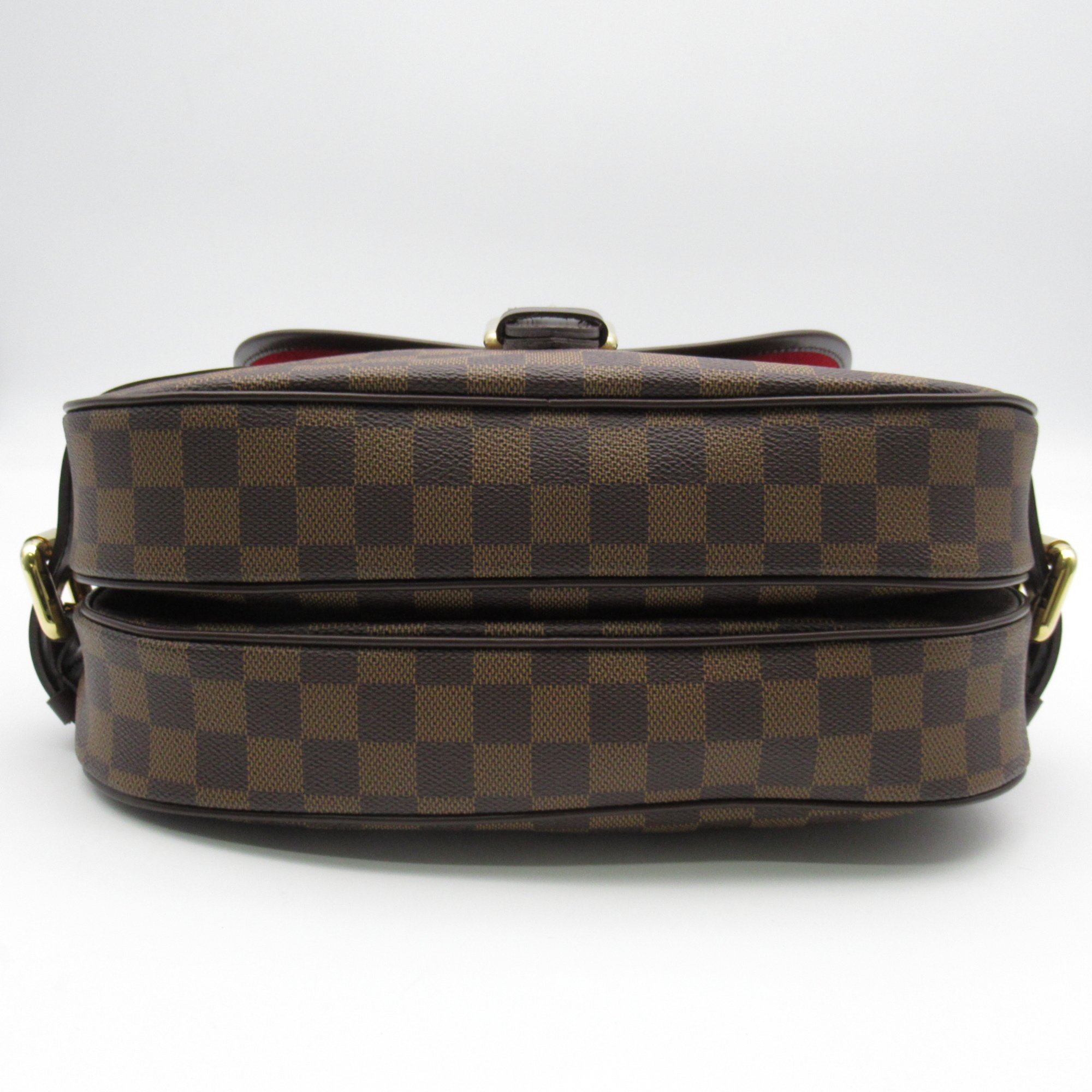 LOUIS VUITTON Highbury Shoulder Bag Brown Ebene Damier PVC coated canvas N51200