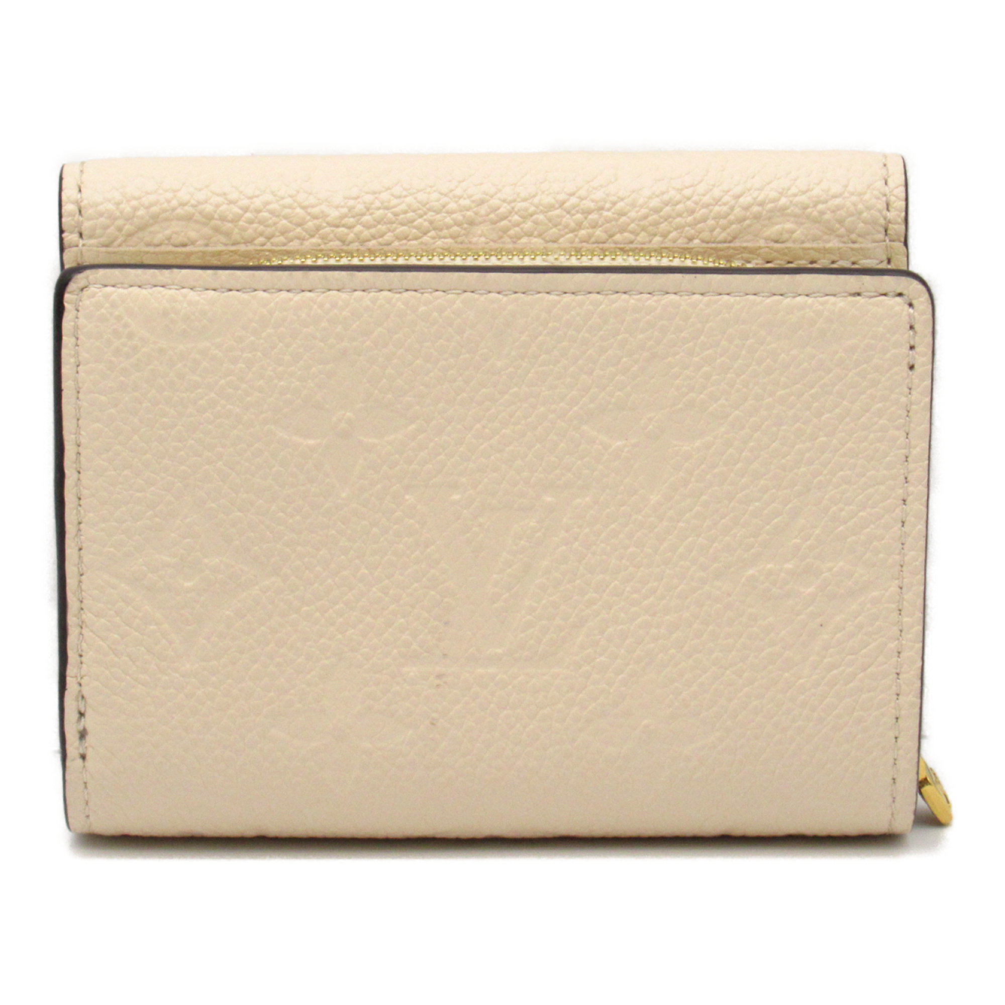 LOUIS VUITTON Portefeiulle Metis Compact Tri-fold Wallet Beige claim Monogram empreinte leather M81071