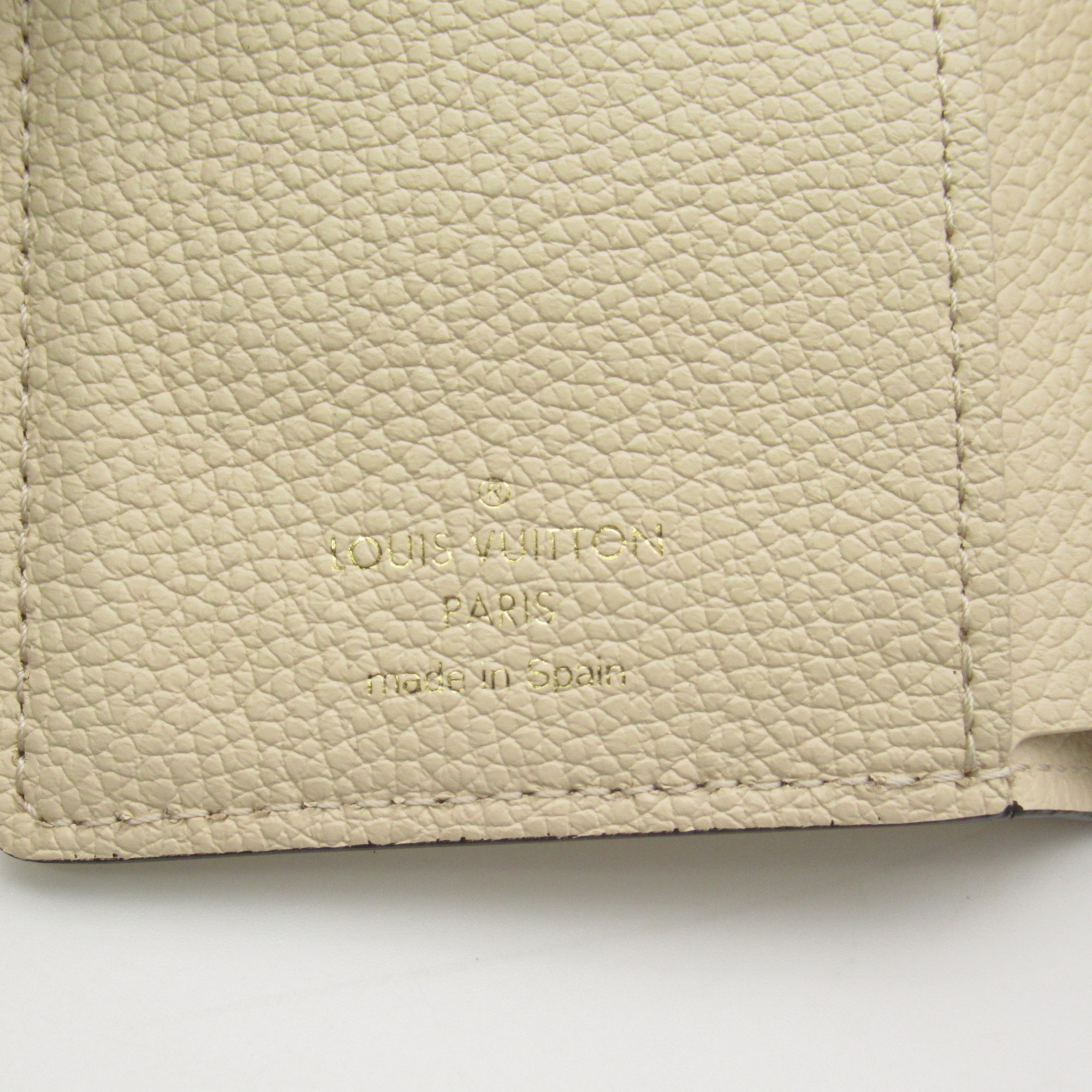 LOUIS VUITTON Portefeiulle Metis Compact Tri-fold Wallet Beige claim Monogram empreinte leather M81071