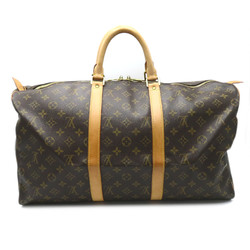 LOUIS VUITTON Keepol 50 Boston bag Brown Monogram PVC coated canvas M41426