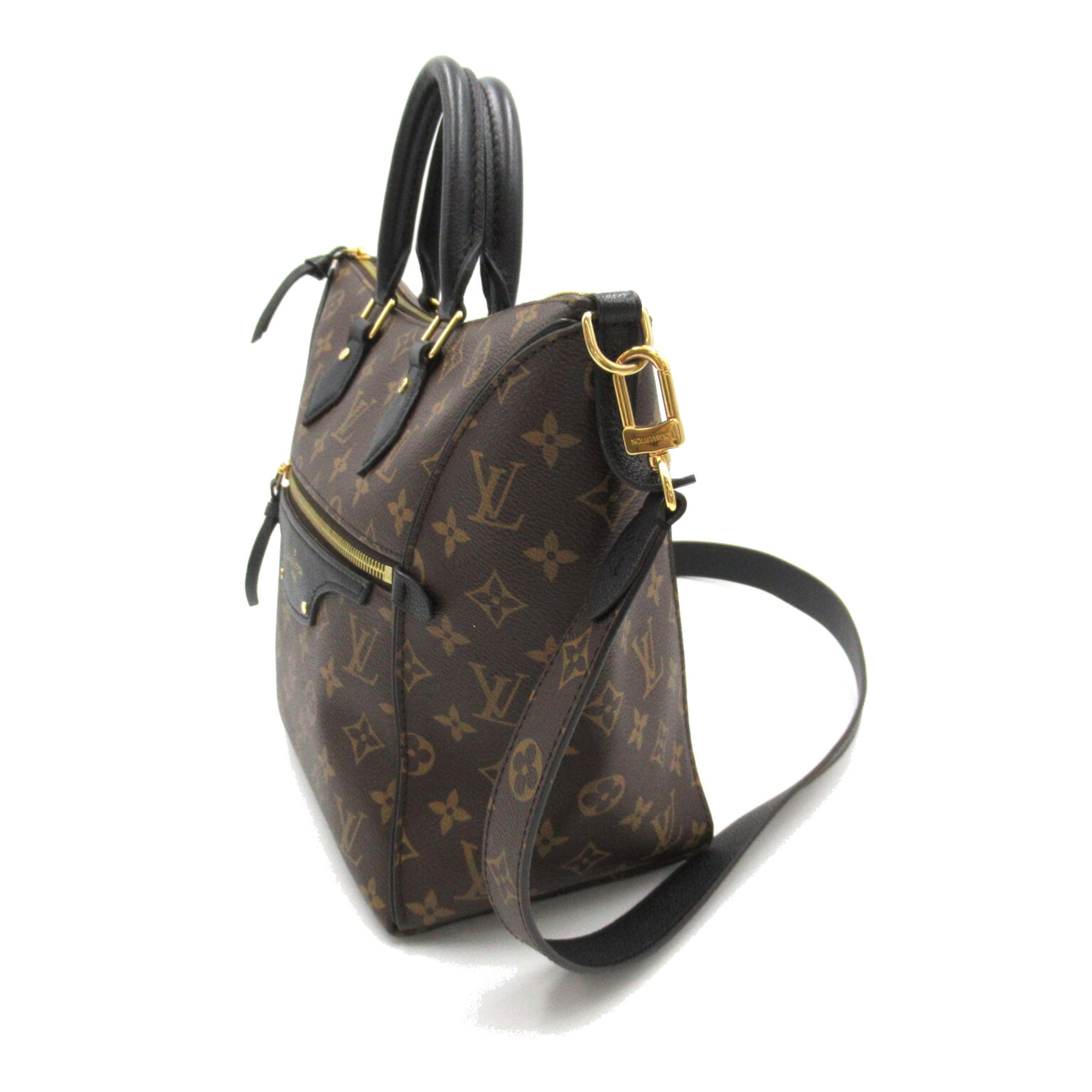 LOUIS VUITTON Tournel PM Brown Black Monogram PVC coated canvas M44057