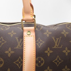 LOUIS VUITTON Keepall 45 Boston Bag Brown Monogram PVC coated canvas M41428