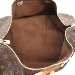 LOUIS VUITTON Keepall 45 Boston Bag Brown Monogram PVC coated canvas M41428