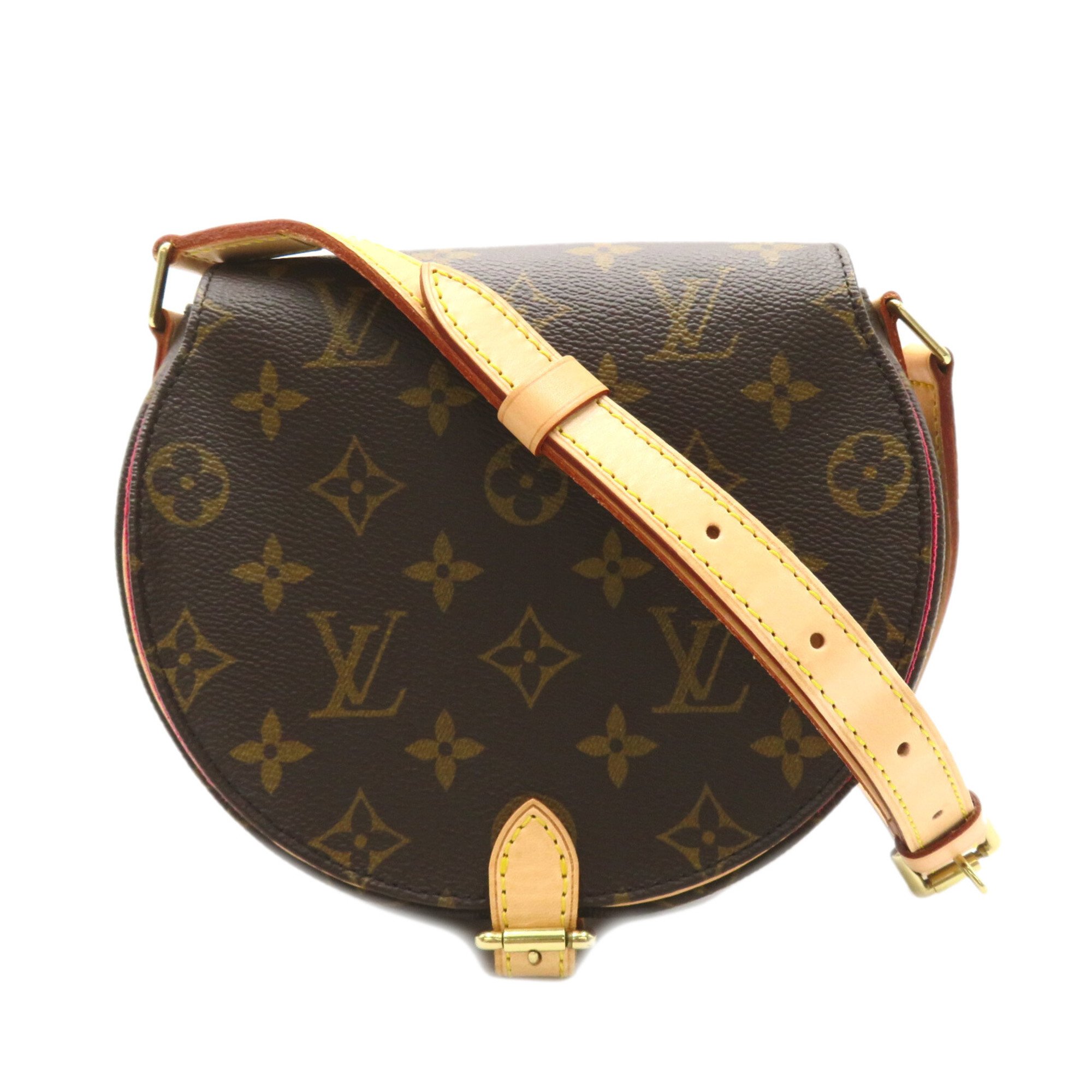 LOUIS VUITTON Tambourine Shoulder Bag Brown Monogram PVC coated canvas M51179