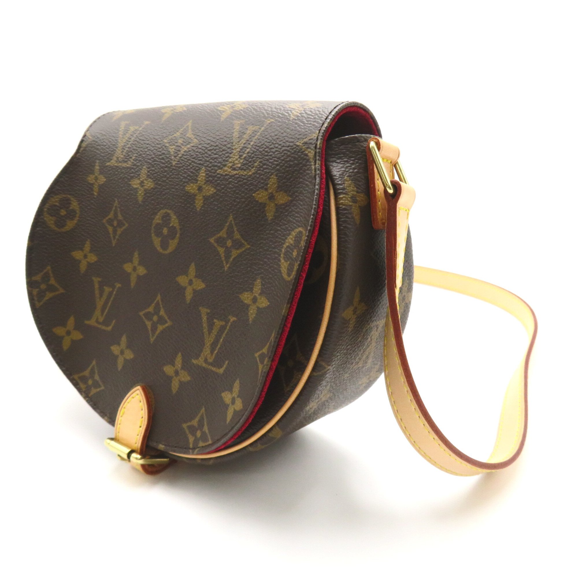 LOUIS VUITTON Tambourine Shoulder Bag Brown Monogram PVC coated canvas M51179