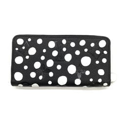 LOUIS VUITTON LVxYK Zippy Wallet Black White Monogram empreinte Calfskin (cowhide) M81906