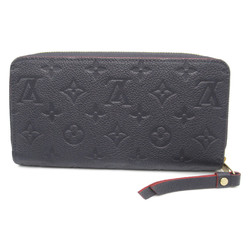 LOUIS VUITTON Zippy wallet Navy MarineRouge Monogram empreinte leather M62121