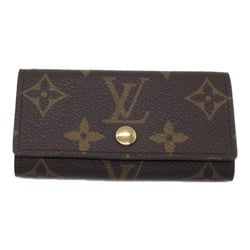 LOUIS VUITTON Multicles4 key holder Brown Monogram PVC coated canvas M62631