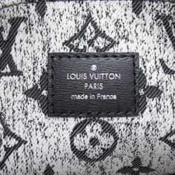 LOUIS VUITTON On the Go MM Gray Monogram /Jacquard denim M46448