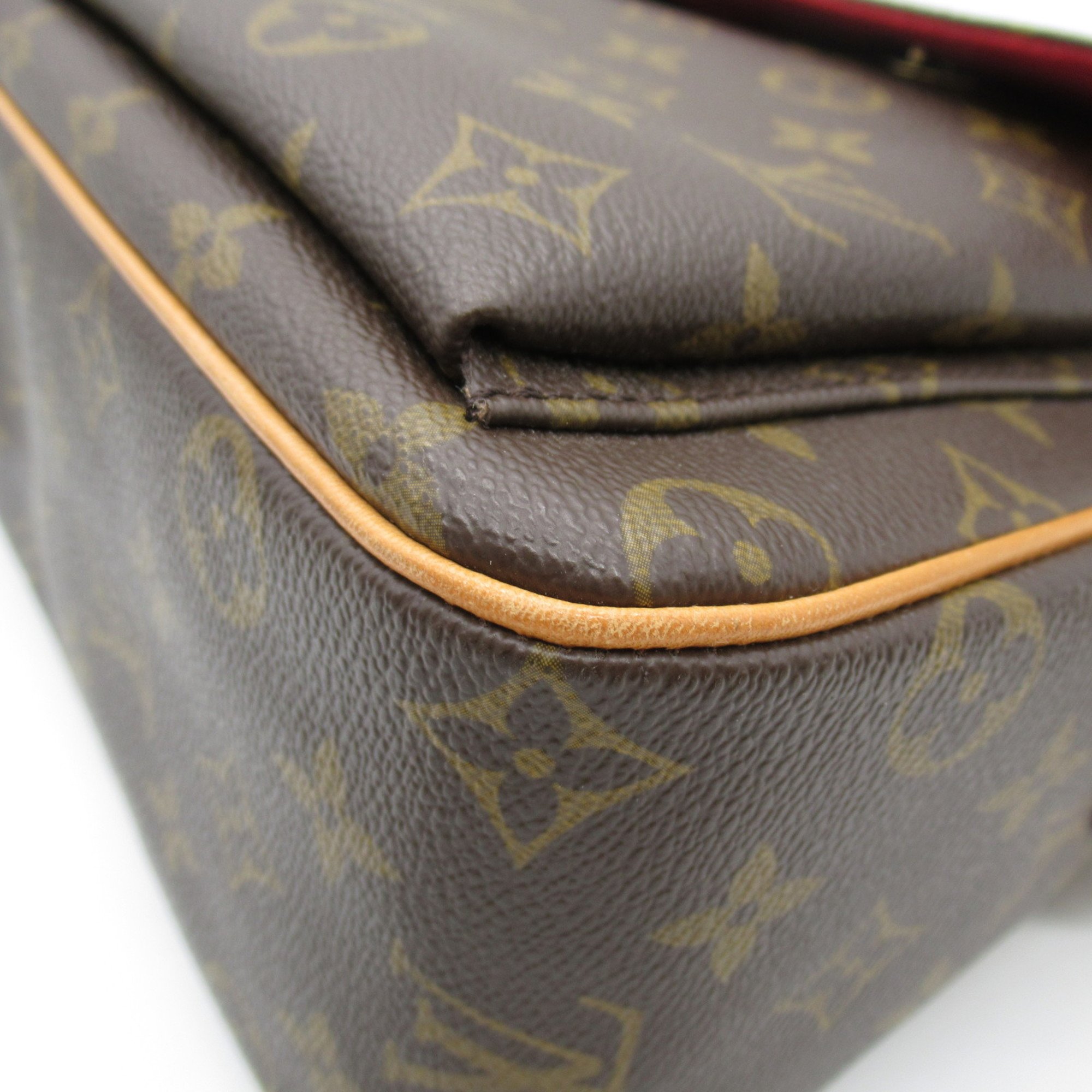 LOUIS VUITTON Viva shite GM Shoulder Bag Brown Monogram PVC coated canvas M51163