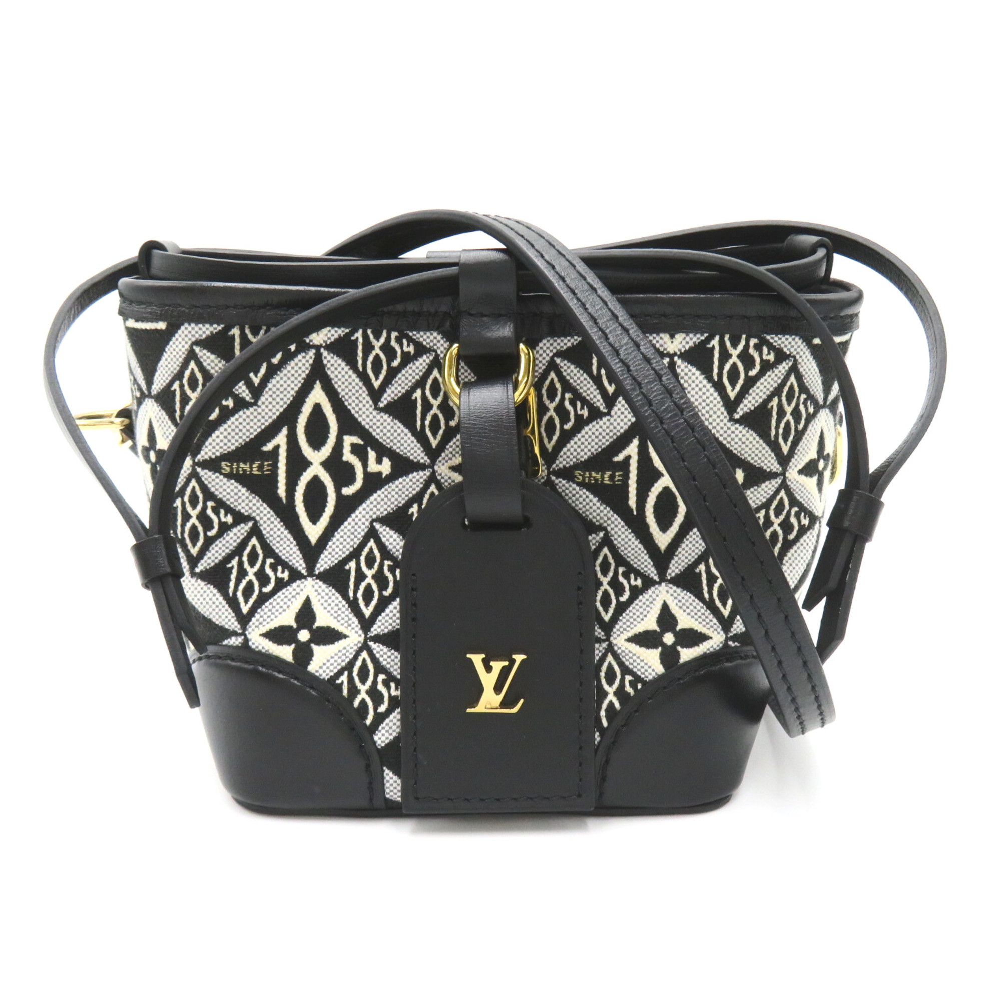 LOUIS VUITTON Noe Purse Shoulder Bag Black Gres Monogram /Jacquard leather Jacquard M69973