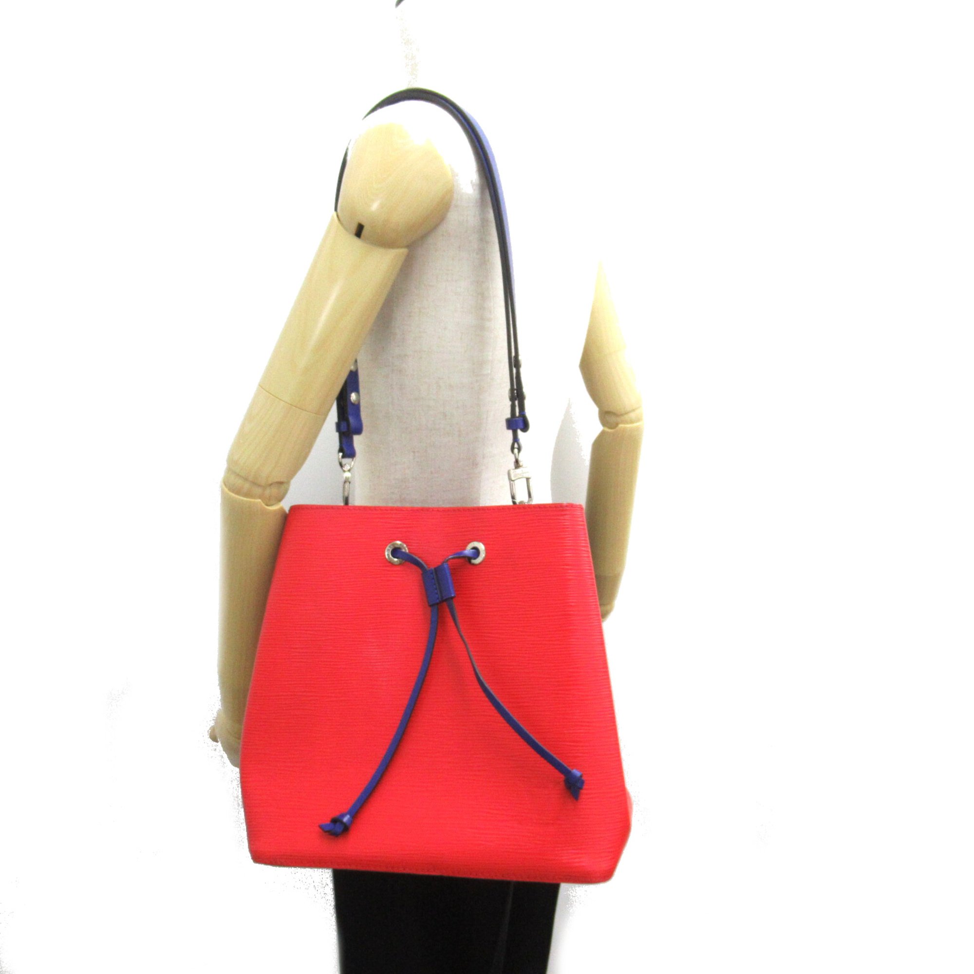 LOUIS VUITTON Neonoe Red Blue Coquelicot Epi leather M54365