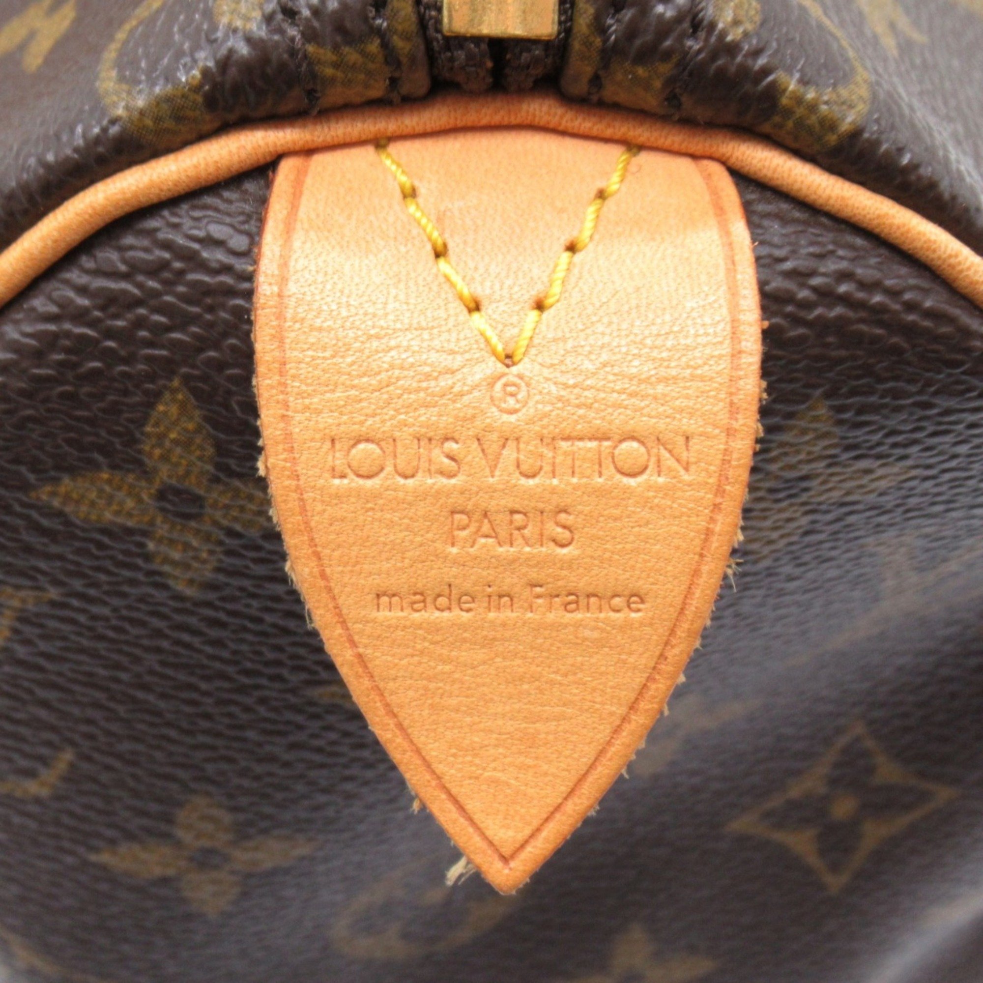 LOUIS VUITTON Speedy 25 handbag Brown Monogram PVC coated canvas M41528