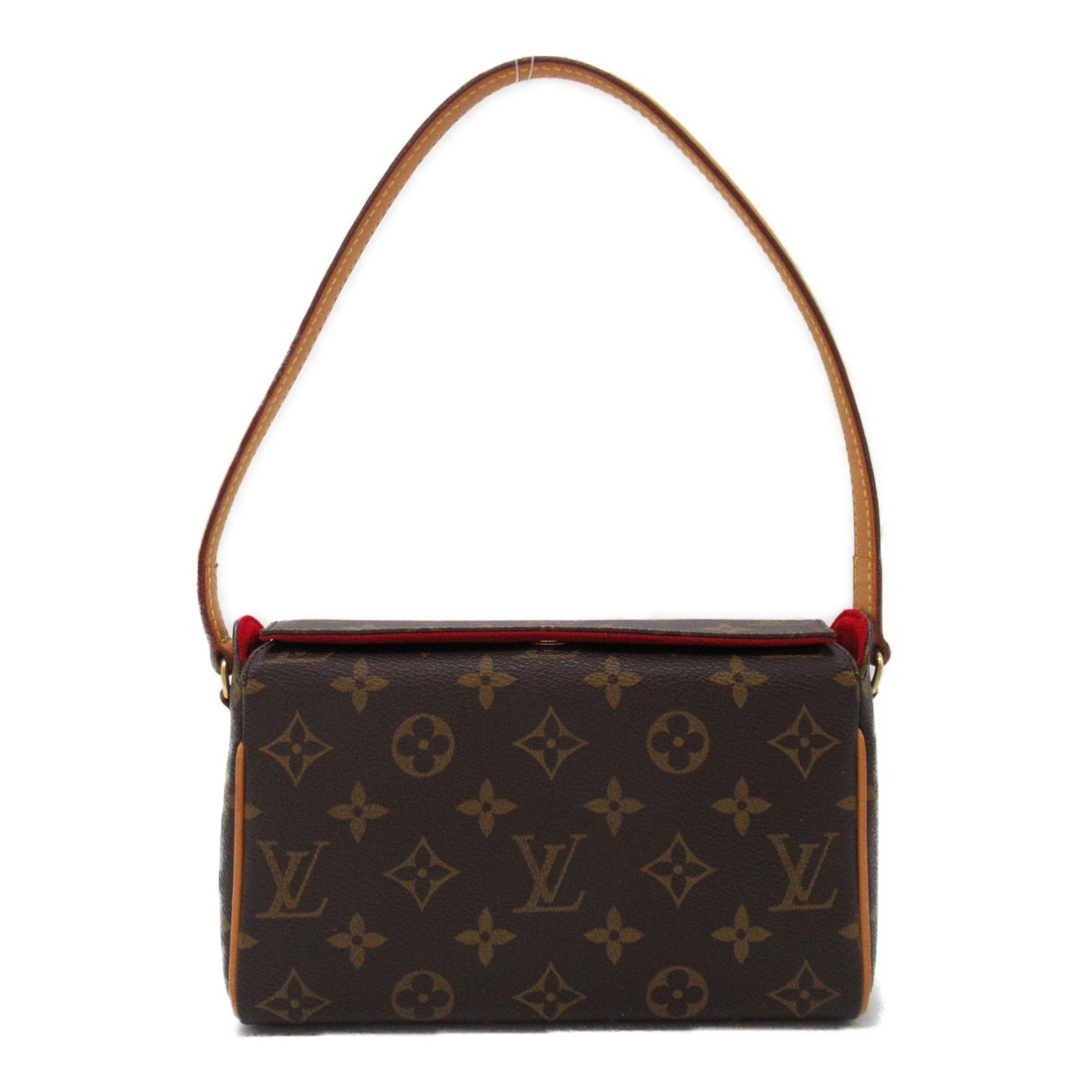 LOUIS VUITTON Recital handbag Brown Monogram PVC coated canvas M51900