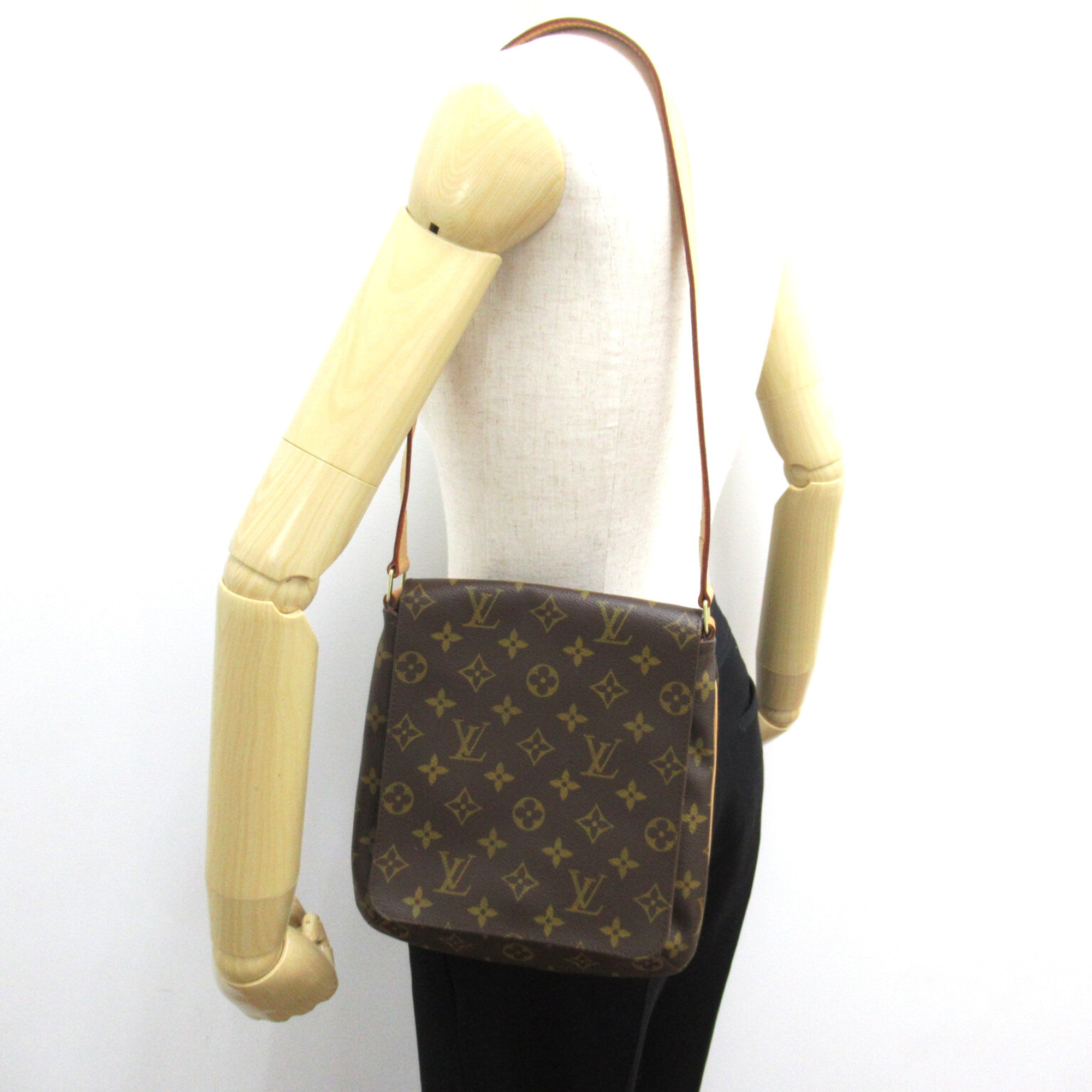 LOUIS VUITTON Musette Salsa Short Shoulder Bag Brown Monogram PVC coated canvas M51258