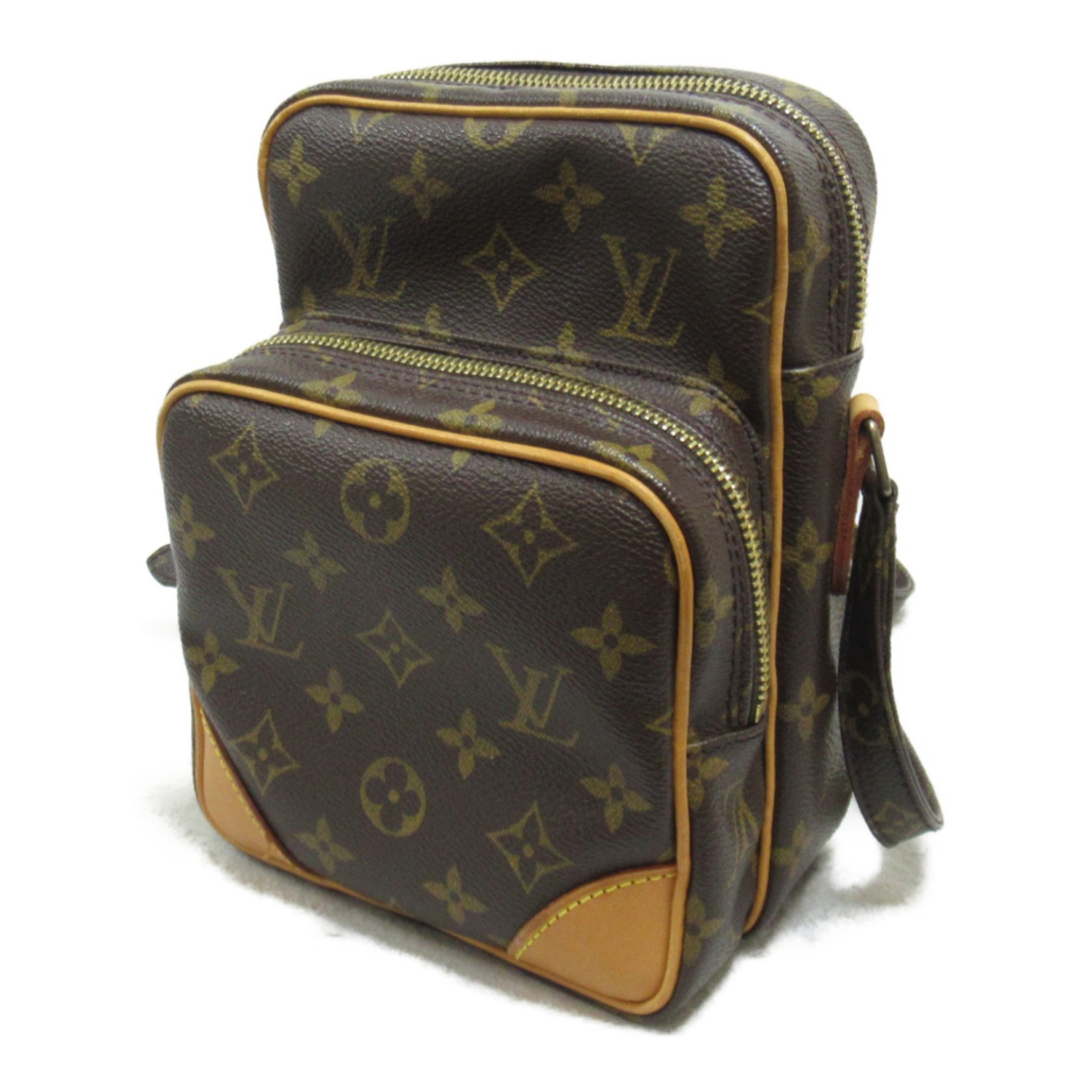 LOUIS VUITTON Amazon Shoulder Bag Brown Monogram PVC coated canvas M45236