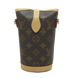 LOUIS VUITTON Fold Me Pouch Shoulder Bag Brown Monogram PVC coated canvas M80874