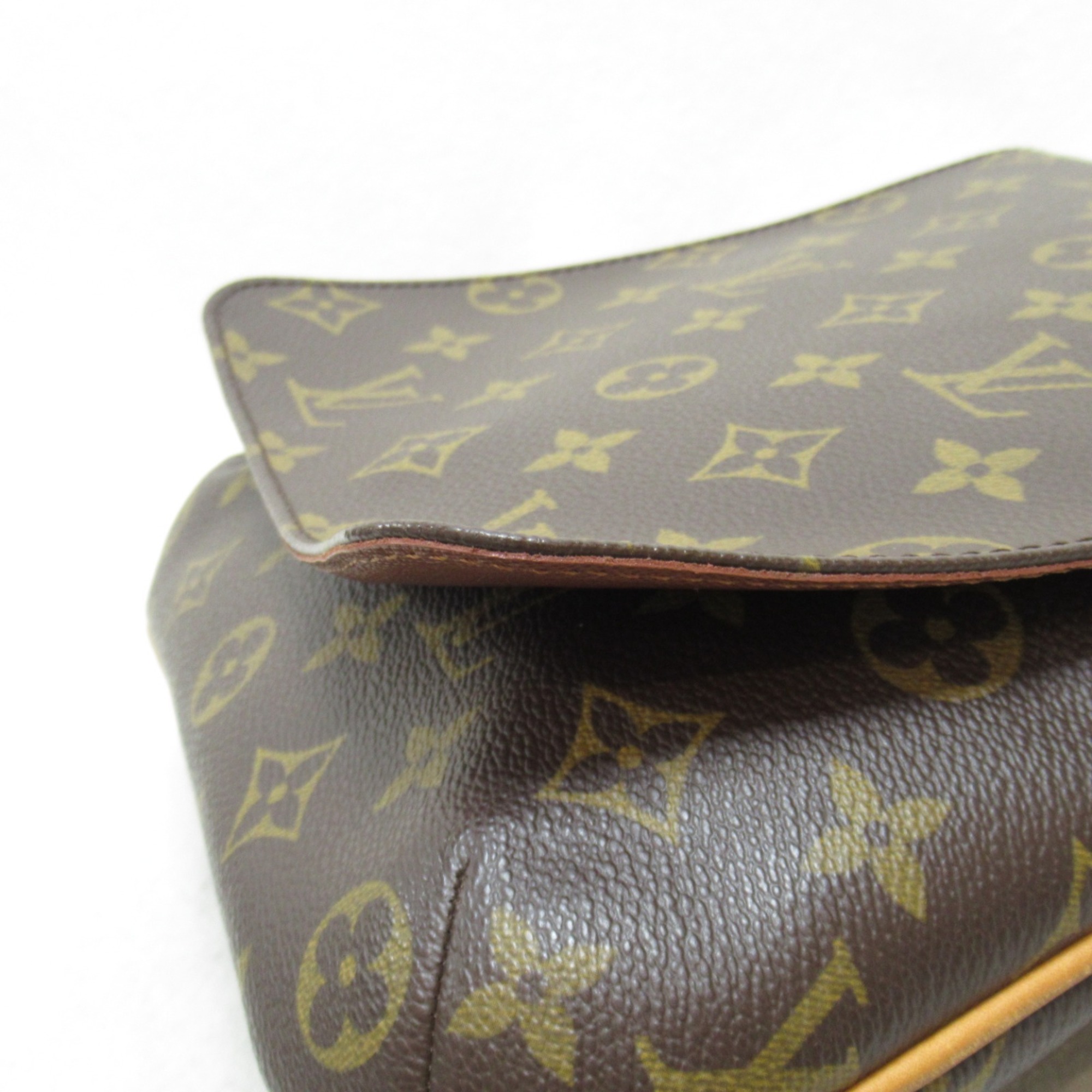 LOUIS VUITTON Musette Salsa Long Shoulder Bag Brown Monogram PVC coated canvas M51387