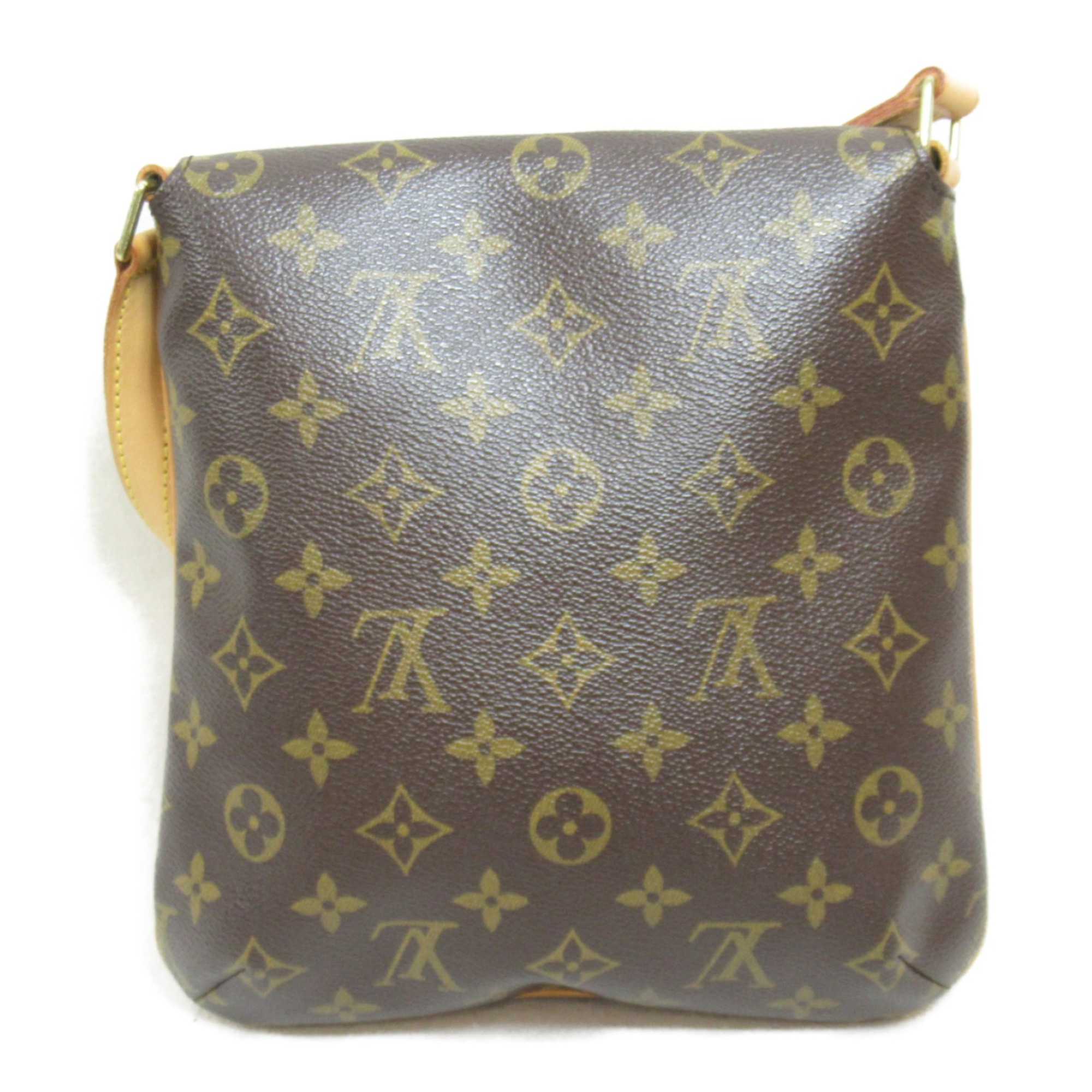 LOUIS VUITTON Musette Salsa Long Shoulder Bag Brown Monogram PVC coated canvas M51387