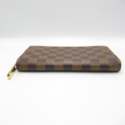 LOUIS VUITTON Zippy wallet Brown Rose valerine Damier PVC coated canvas N60046