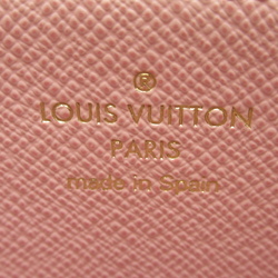 LOUIS VUITTON Zippy wallet Brown Rose valerine Damier PVC coated canvas N60046