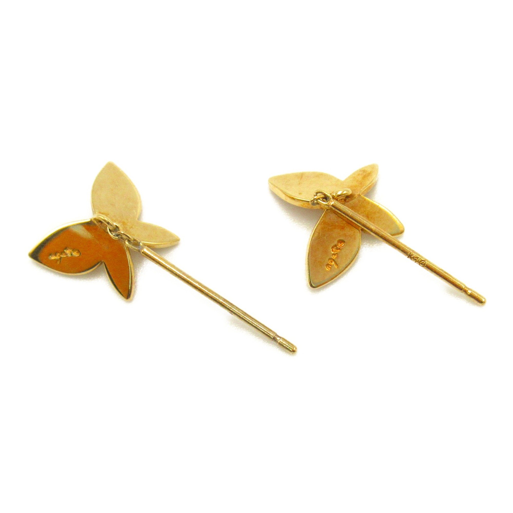 agete Pierced earrings Gold K10 Gold