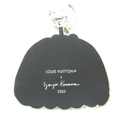 LOUIS VUITTON LVxYK Porto Craie Pumpkin Keychain Blue Stainless Steel Calfskin (cowhide) M01100