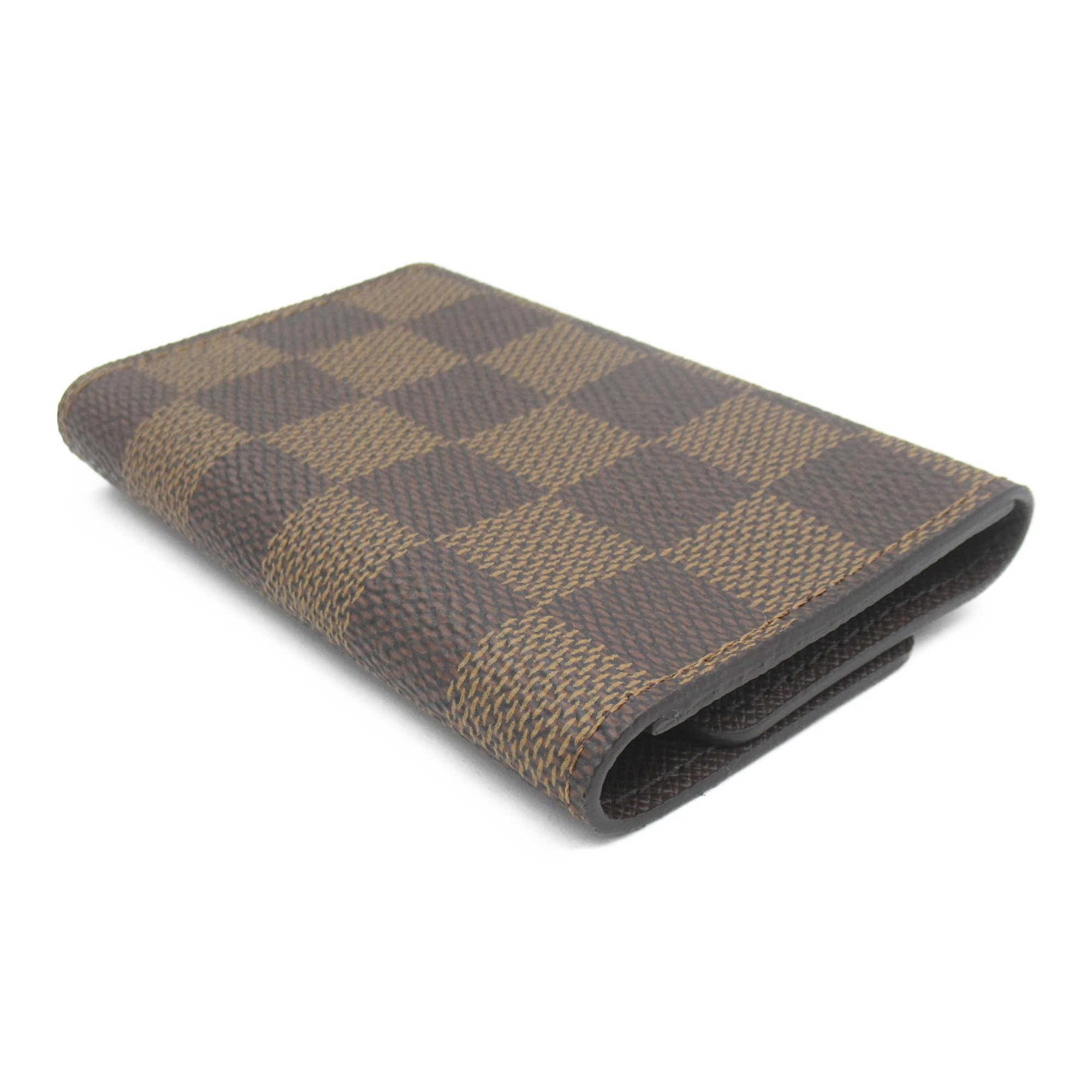 LOUIS VUITTON Multicles6 key holder Brown Ebene Damier PVC coated canvas N62630