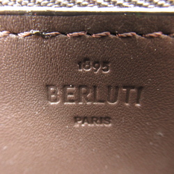 Berluti Itauba round long wallet Khaki leather