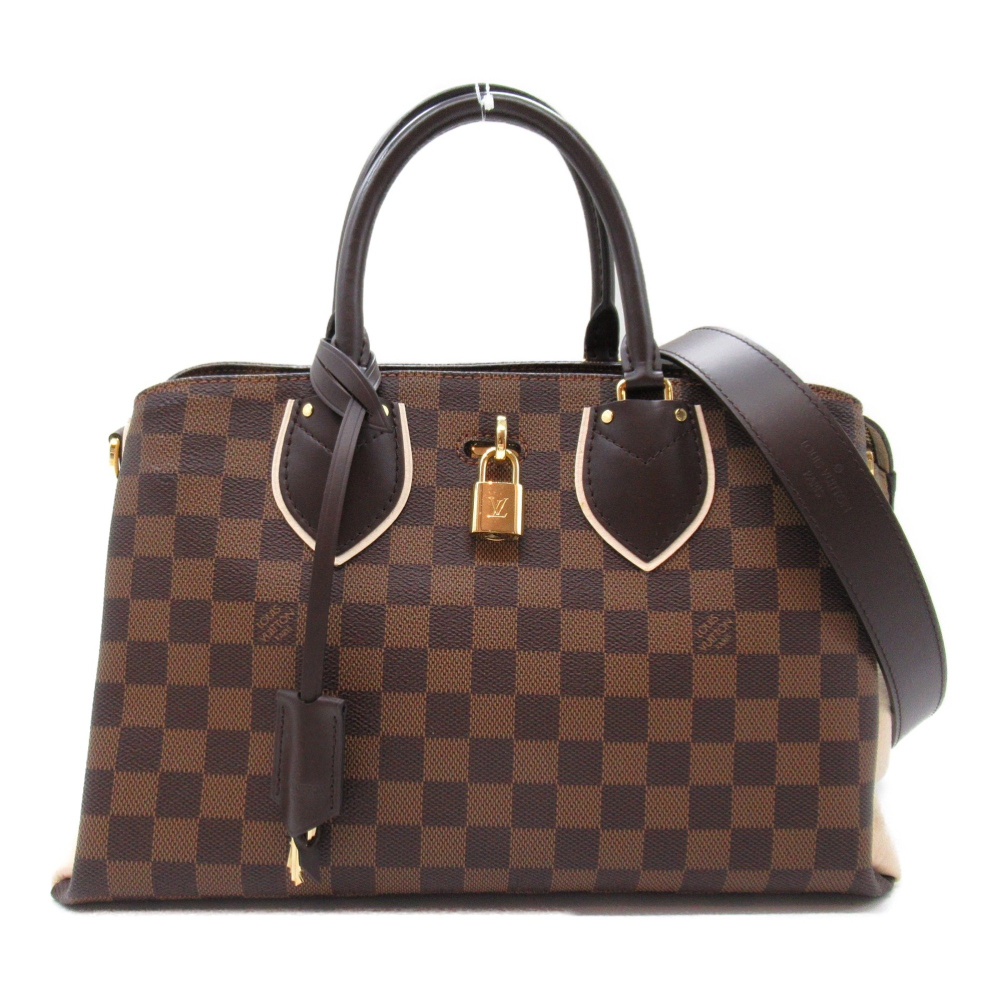 LOUIS VUITTON Normandy Brown White claim Damier PVC coated canvas N44028