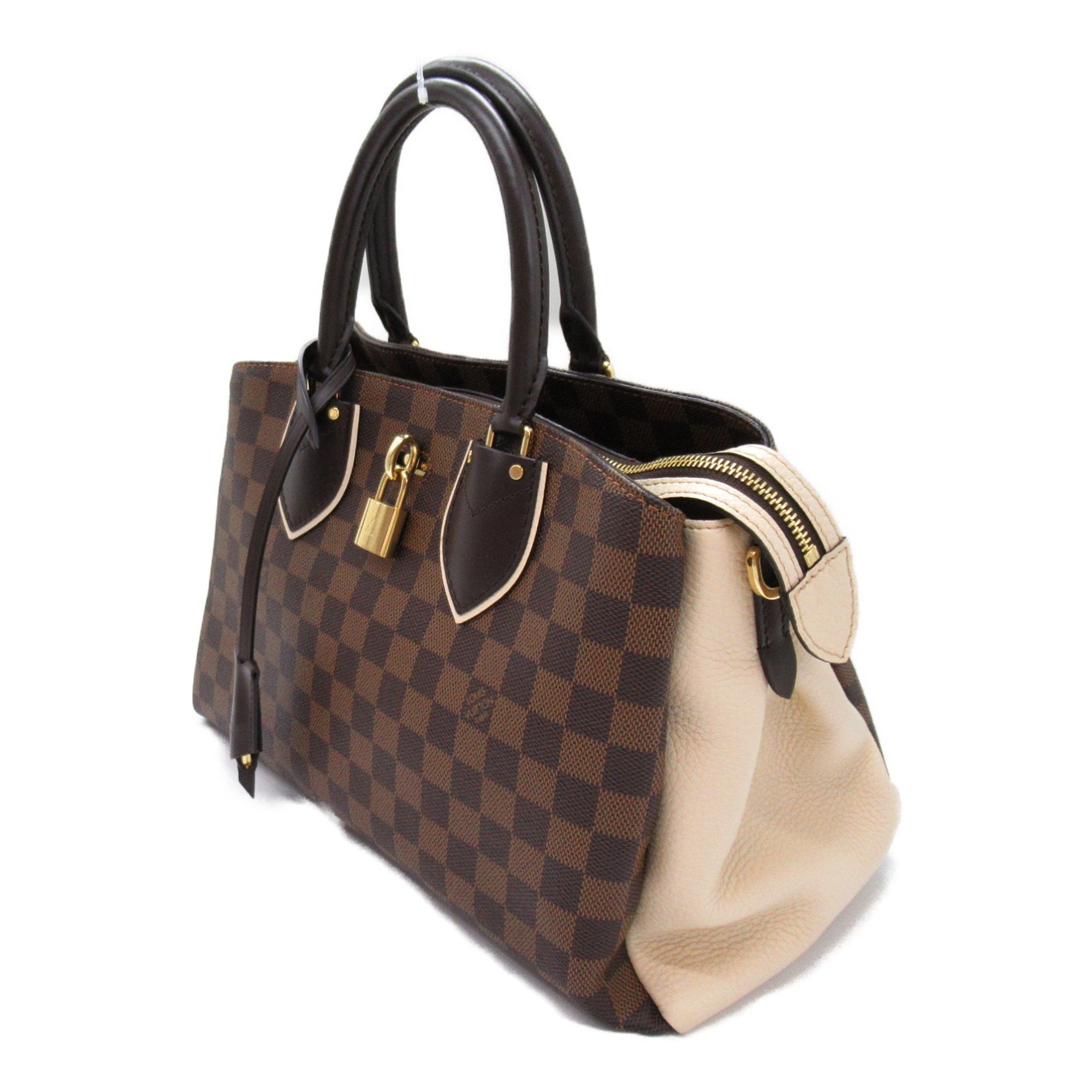 LOUIS VUITTON Normandy Brown White claim Damier PVC coated canvas N44028