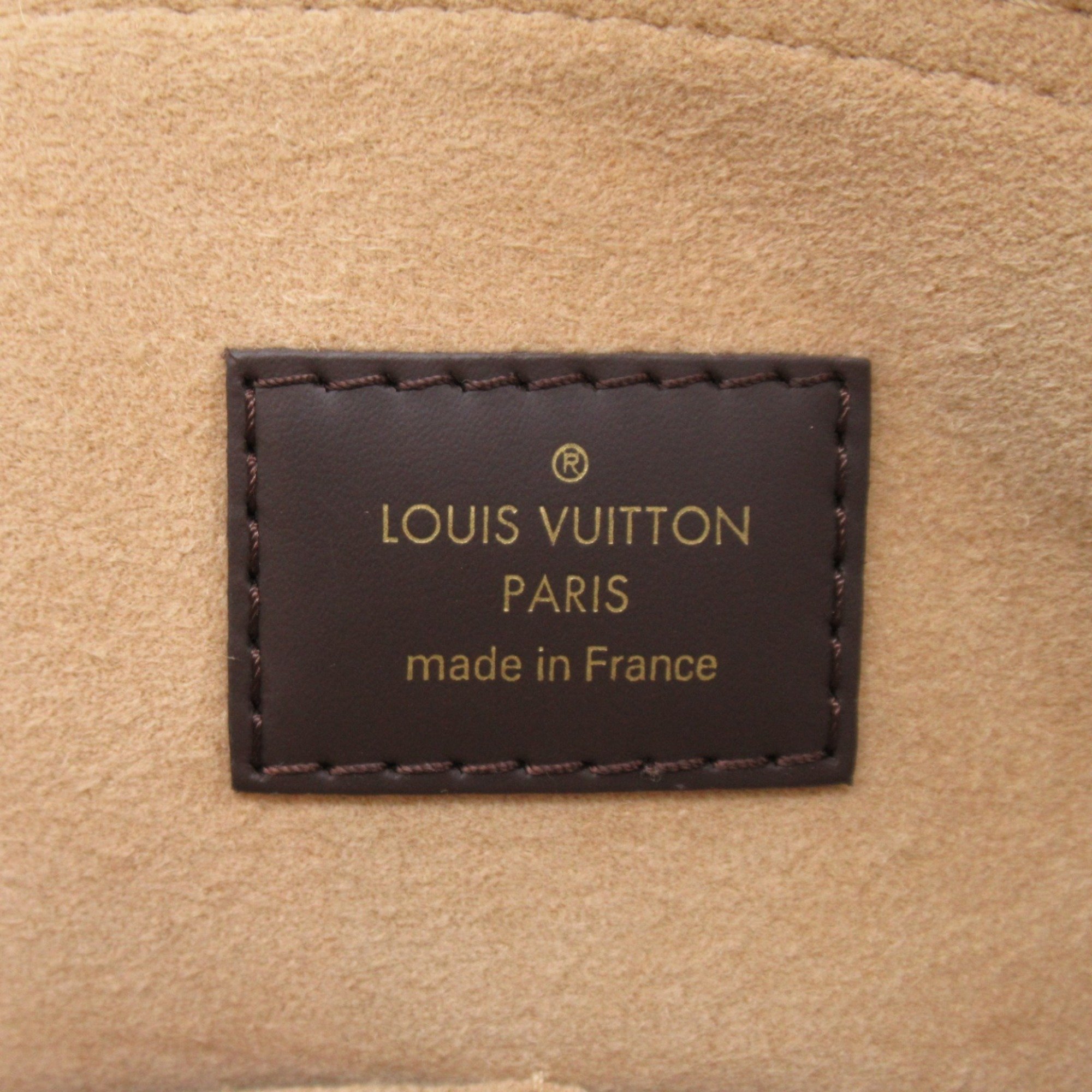 LOUIS VUITTON Normandy Brown White claim Damier PVC coated canvas N44028