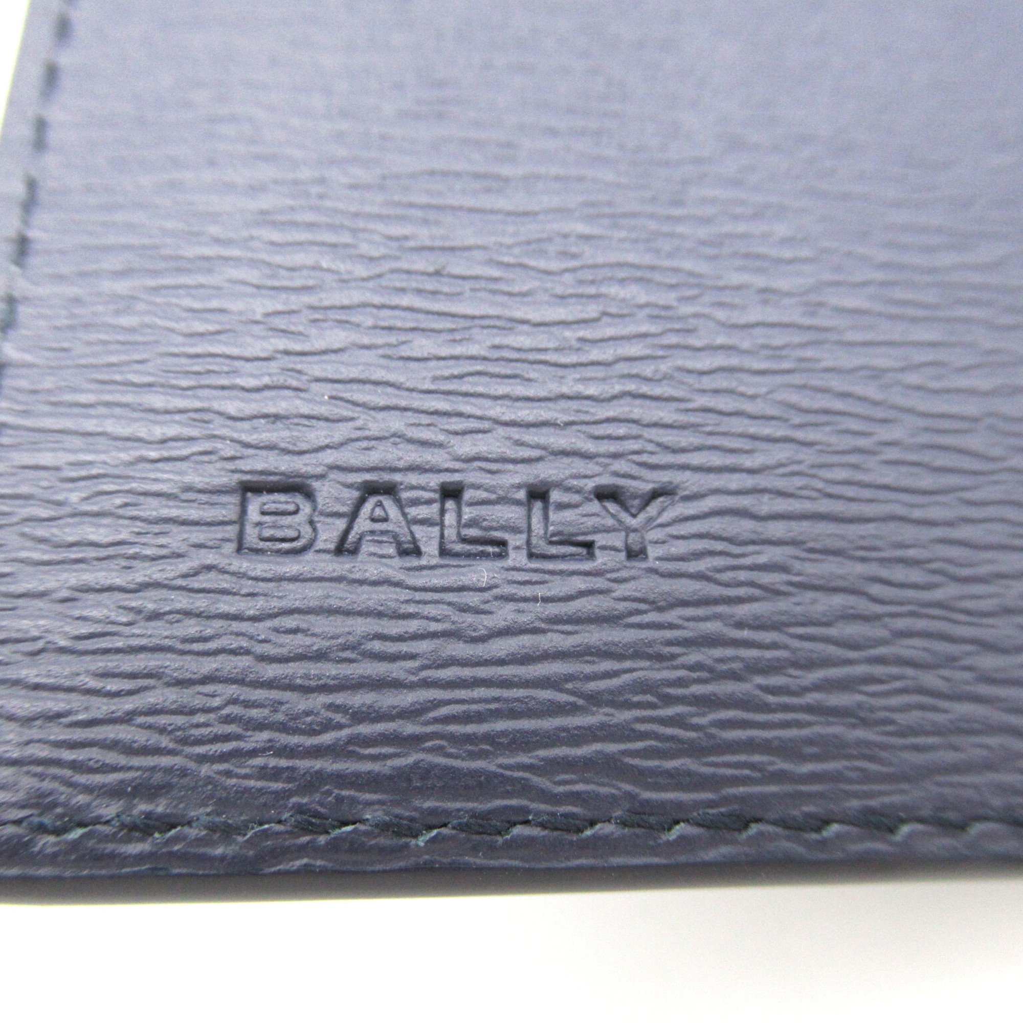 BALLY Bifold long wallet Navy Calfskin (cowhide) 6304910