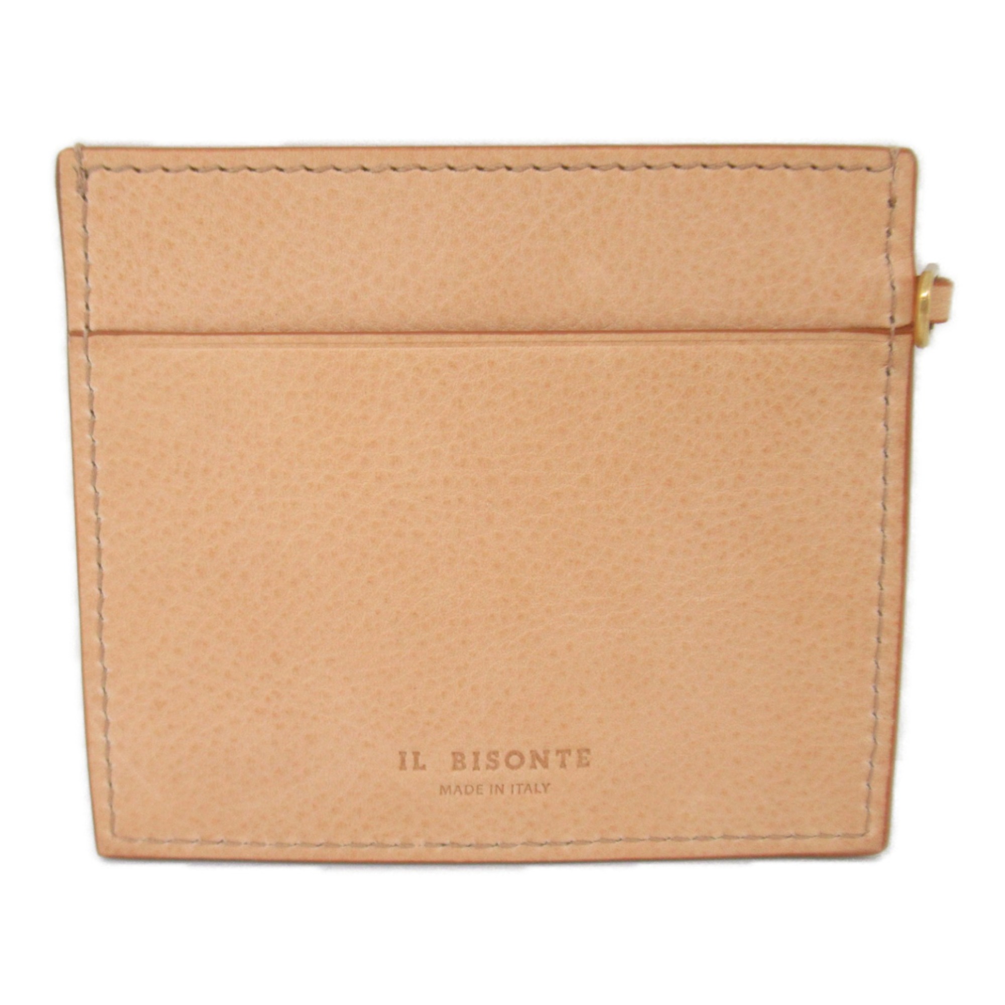 IL BISONTE Card Case with strap Beige Natural leather SCC097PVX001NA245