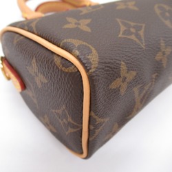 LOUIS VUITTON Nano Speedy Shoulder Bag 2wayShoulder Bag Brown Monogram PVC coated canvas M81085