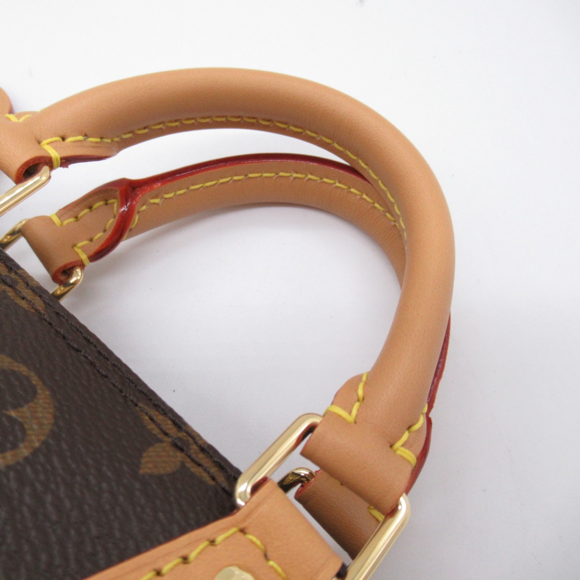 LOUIS VUITTON Nano Speedy Shoulder Bag 2wayShoulder Bag Brown Monogram PVC coated canvas M81085