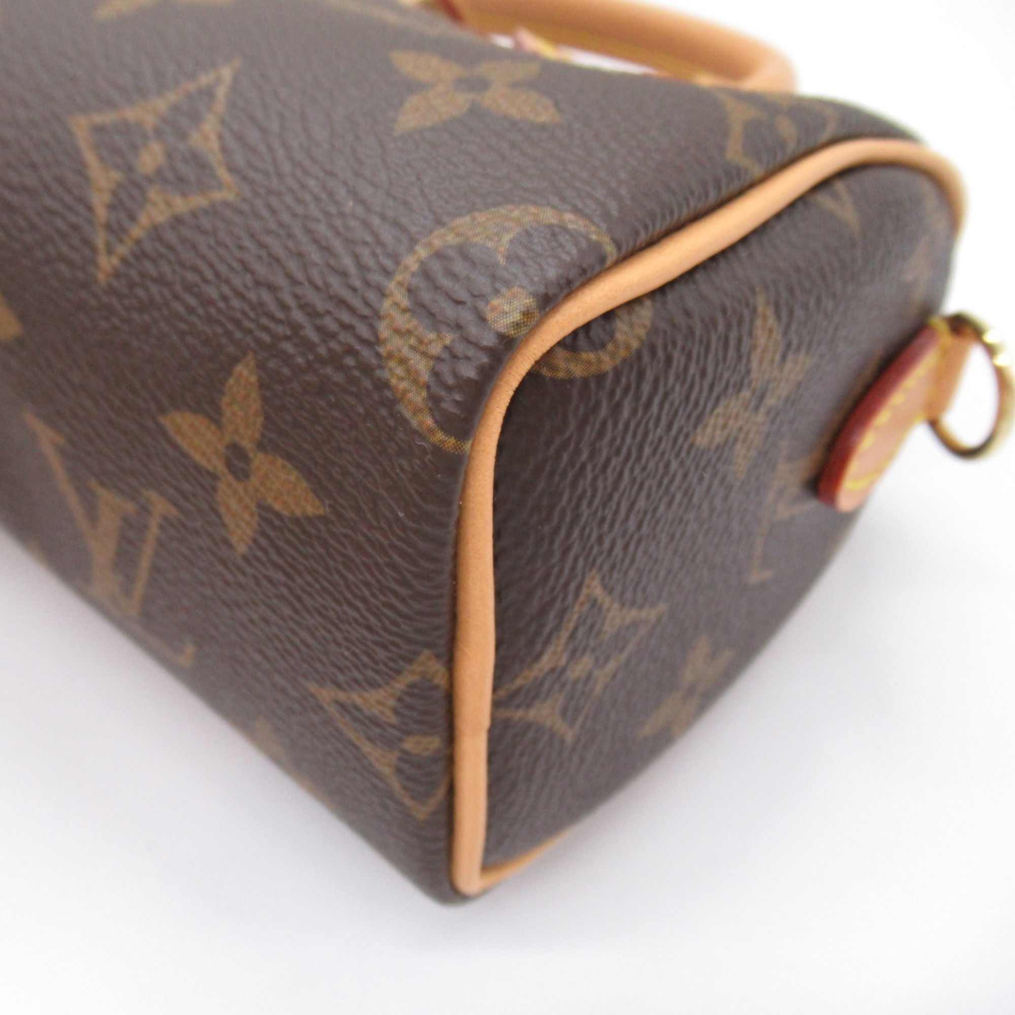 LOUIS VUITTON Nano Speedy Shoulder Bag 2wayShoulder Bag Brown Monogram PVC coated canvas M81085