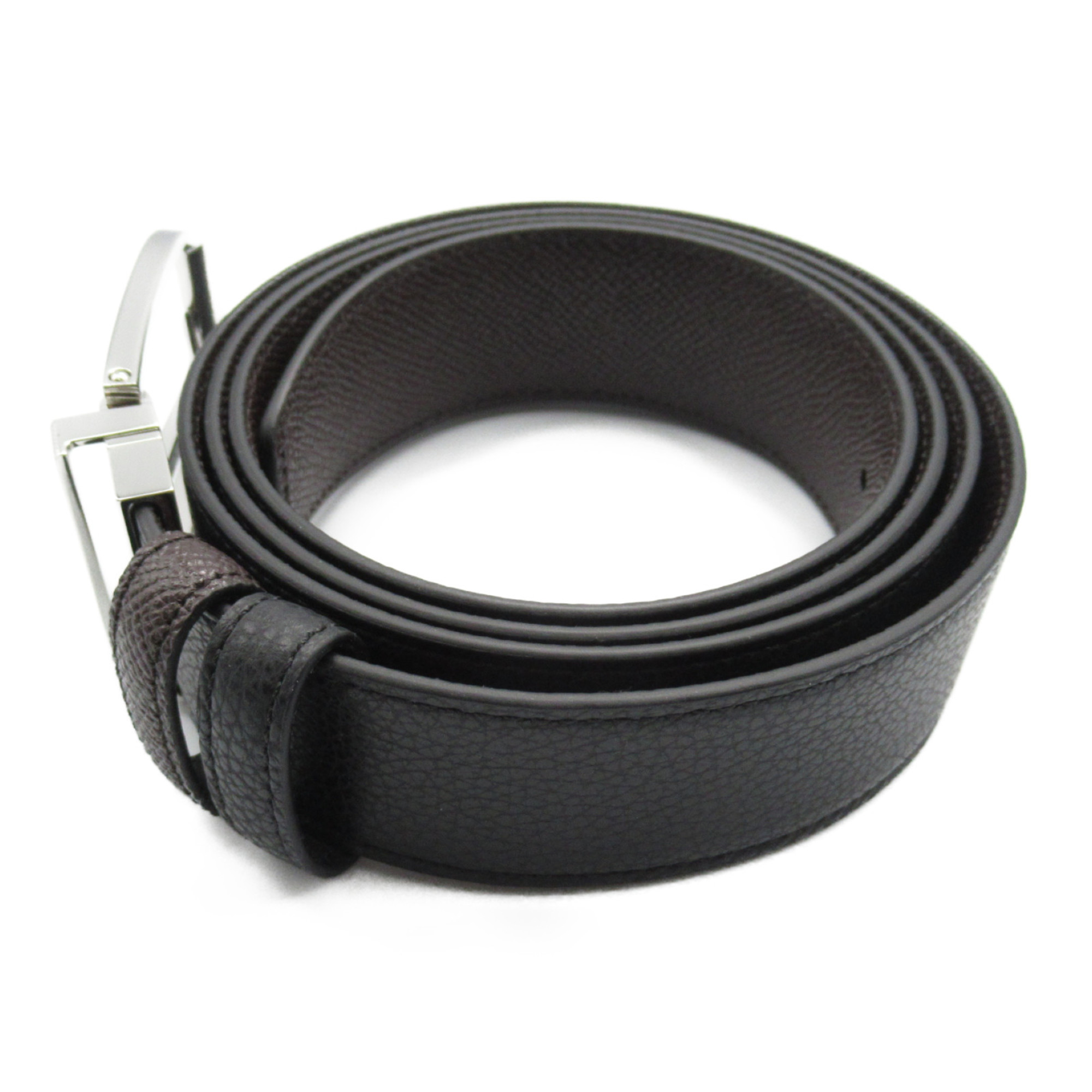 Dunhill belt Black leather F4T34CD236110