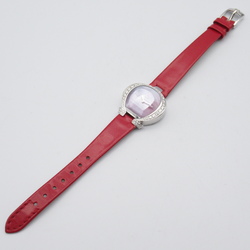 OMEGA Omega Mania Wrist Watch 5886.73.53 Quartz Pink Pink shell K18WG(WhiteGold) Leather belt 5886.73.53