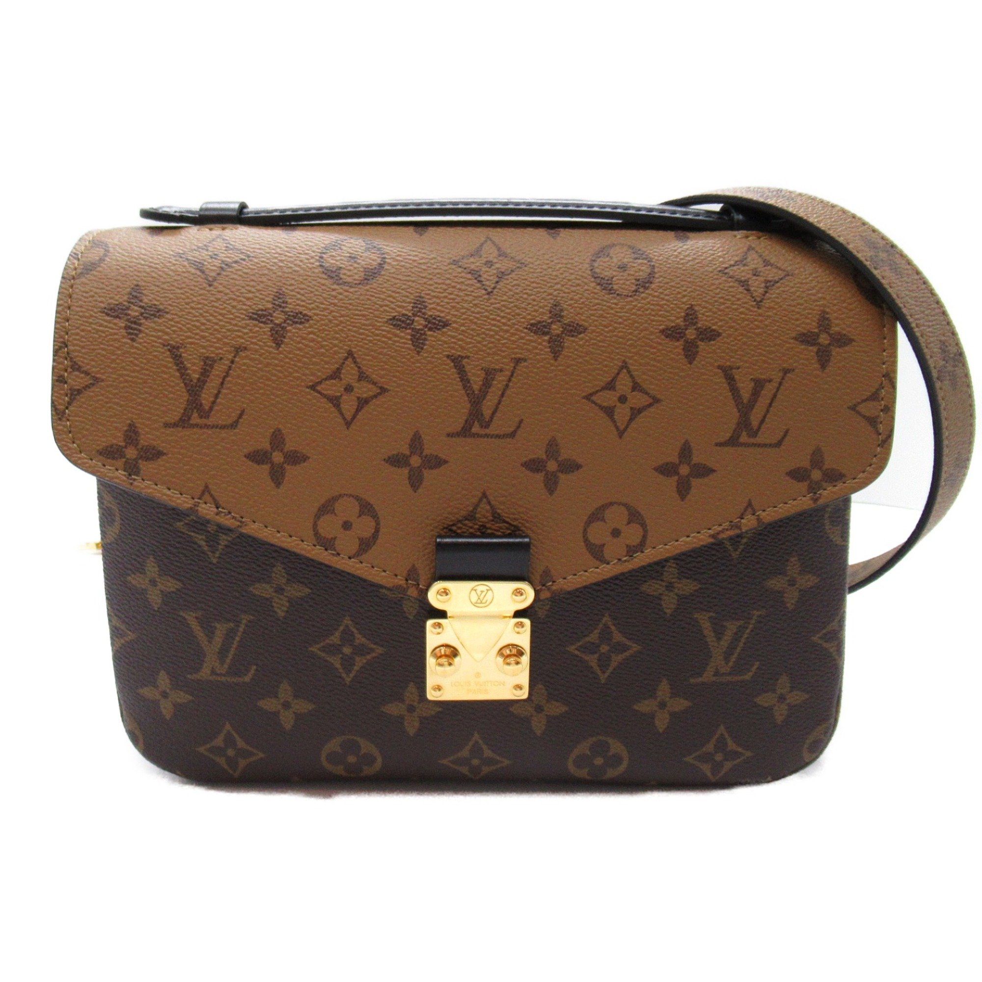 LOUIS VUITTON Pochette Metis MM Brown Monogram Reverse PVC coated canvas M44876