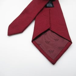 Emporio Armani tie Bordeaux system silk