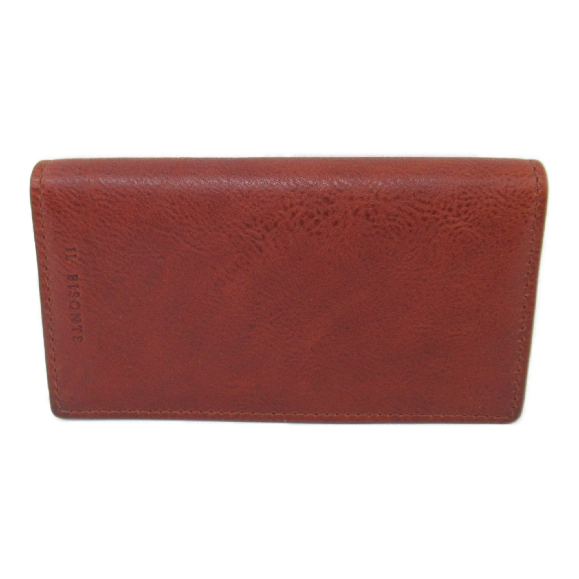 IL BISONTE Card Case Brown Sepia leather SBW061POX001BW382