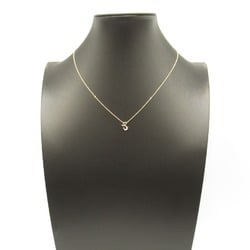 agete Diamond Necklace Clear K18 (Yellow Gold) K10 Clear