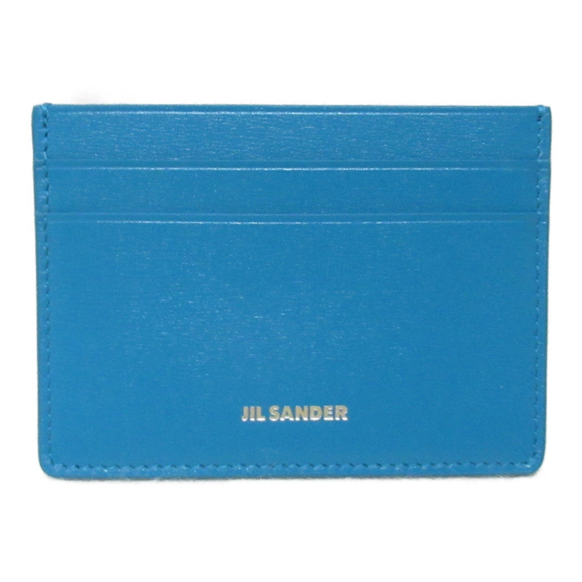 JIL SANDER Card Case Blue lagoon leather J07VL0006P5355029