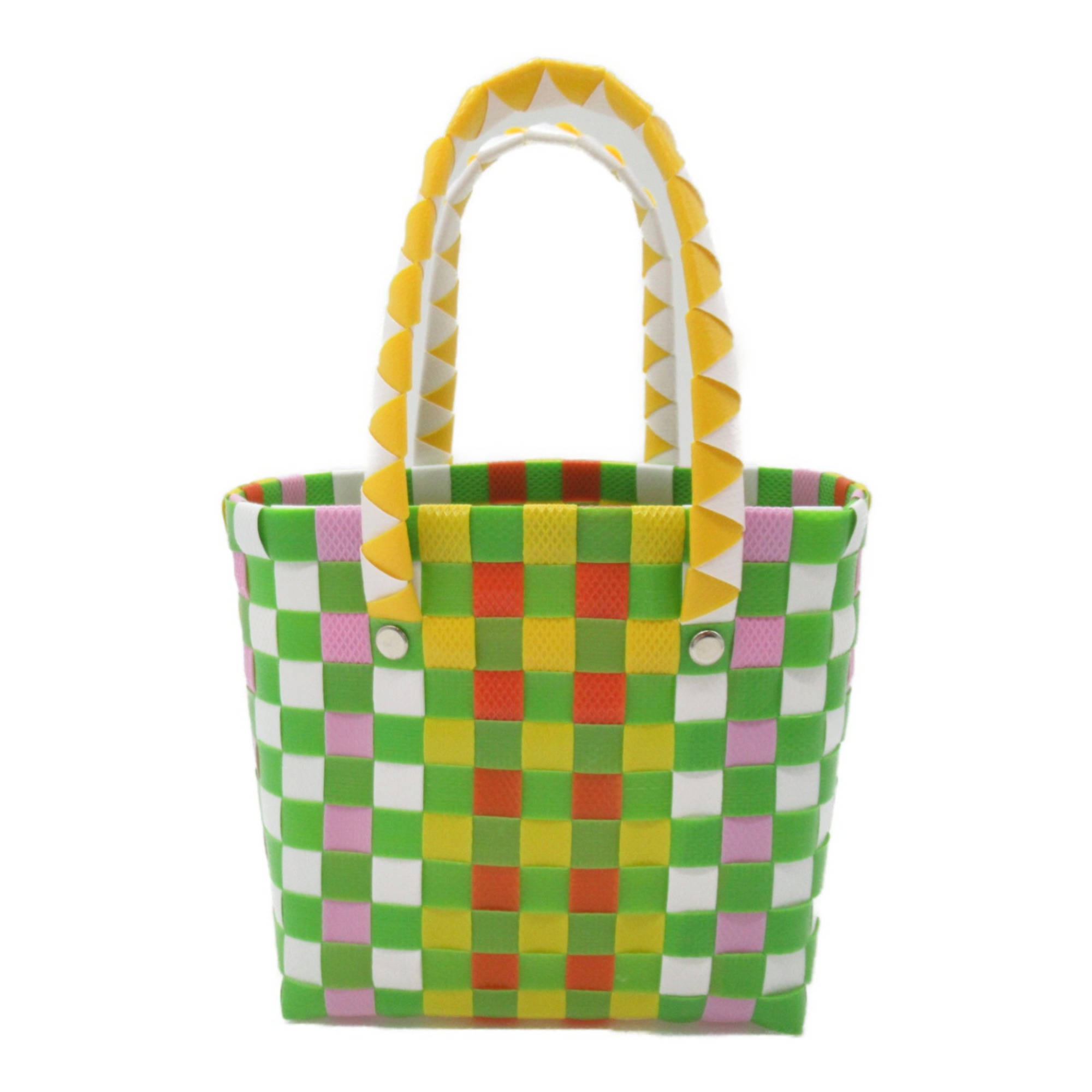 MARNI Woven Micro Basket Bag Tote Bag Mulch color polypropylene M00178M00IW0M536