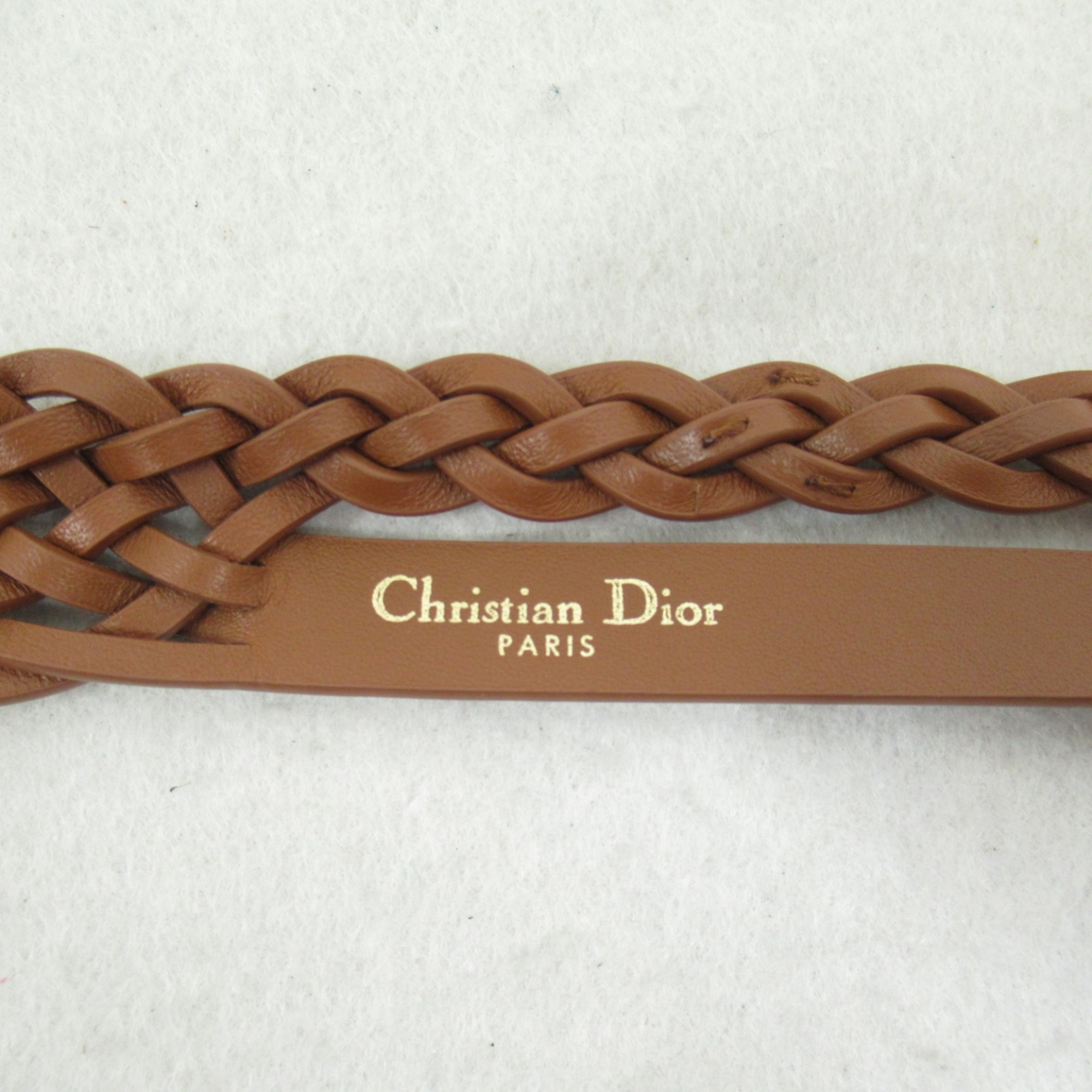 Dior Mesh double belt Brown Calfskin (cowhide) B0088UBCW