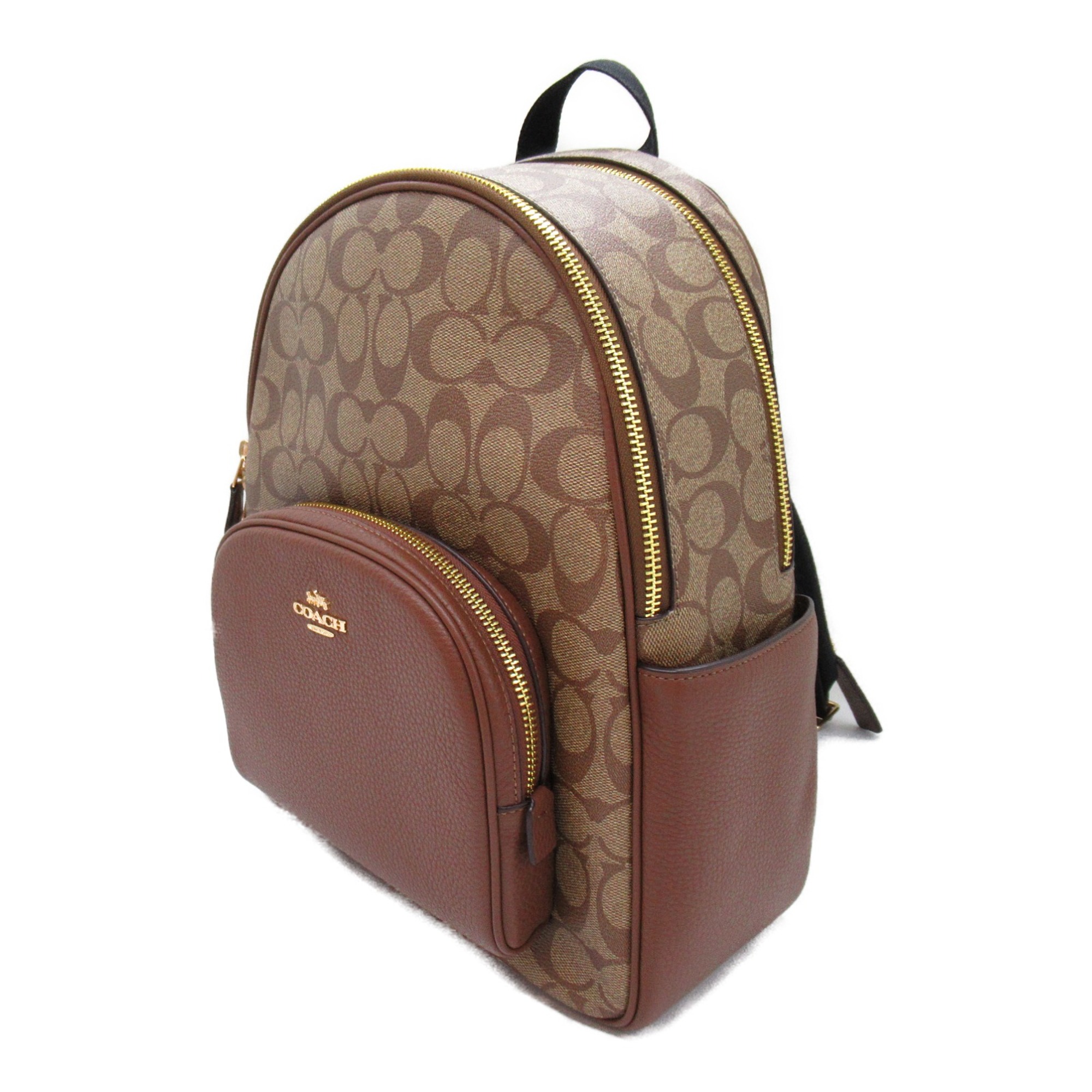 COACH Rucksack Brown PVC coated canvas