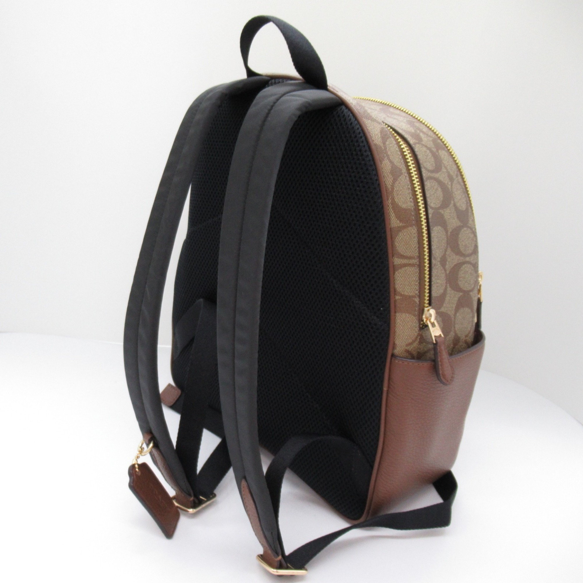 COACH Rucksack Brown PVC coated canvas