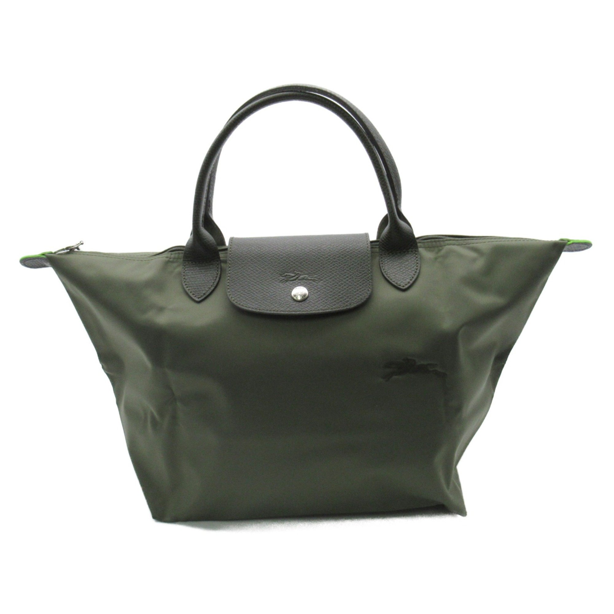 Longchamp Le Pliage Green M Top Handbag Green Forest recycled polyamide canvas L1623919479