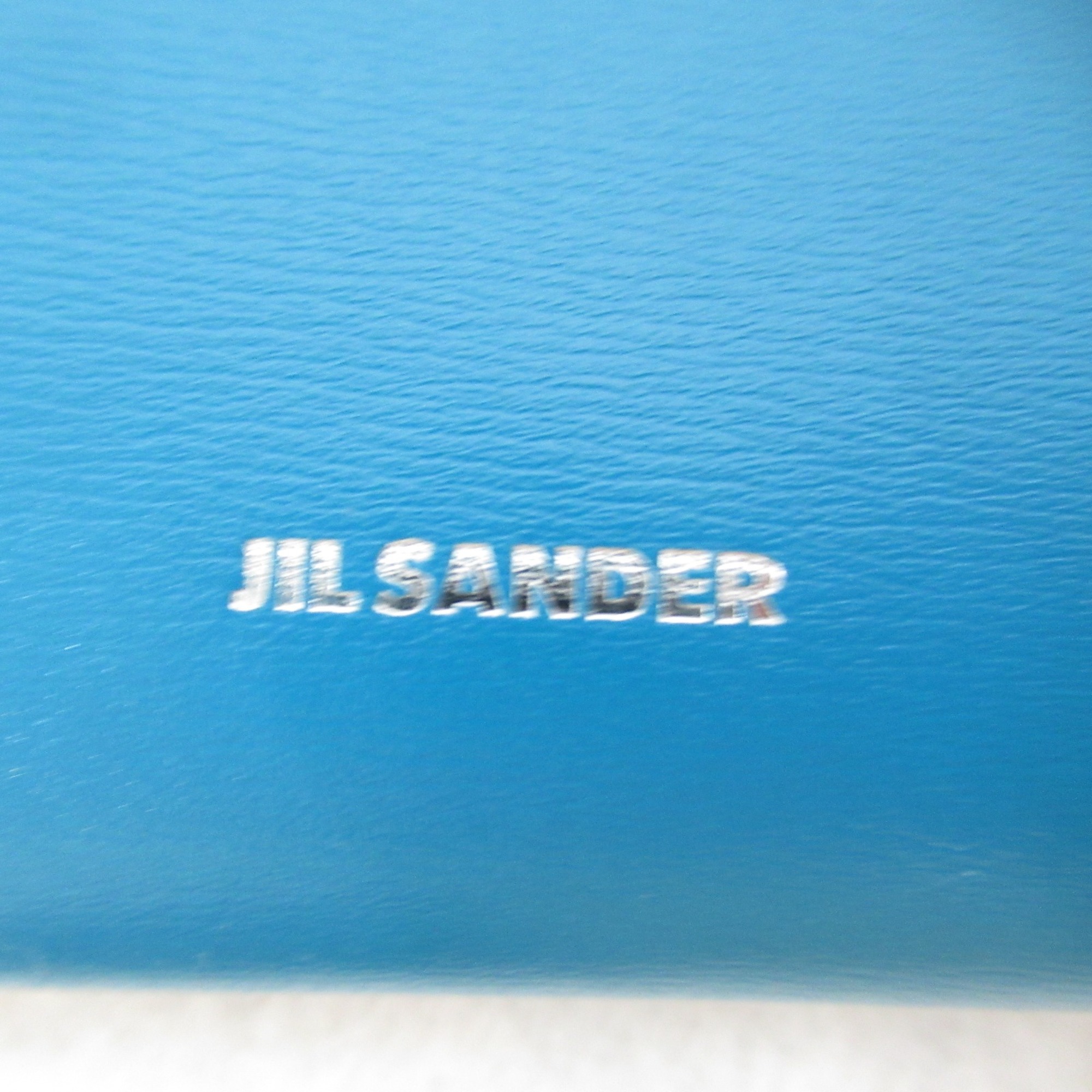 JIL SANDER Bifold long wallet Blue lagoon leather J07UI0008P5354029